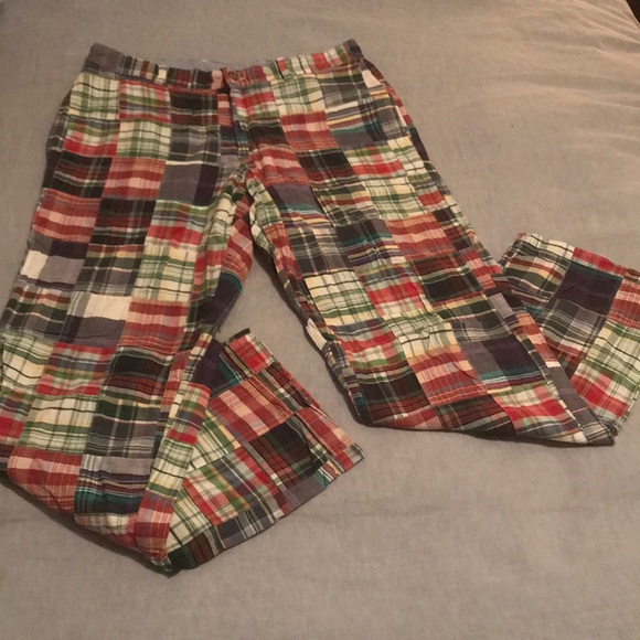 j crew mens plaid pants